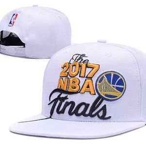 NBA Golden State Warriors Snapback 2017 White Hats